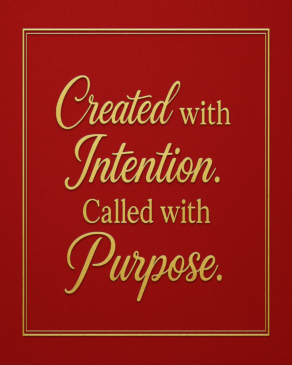 Created with Intention. Called with Purpose – Divine Design Press